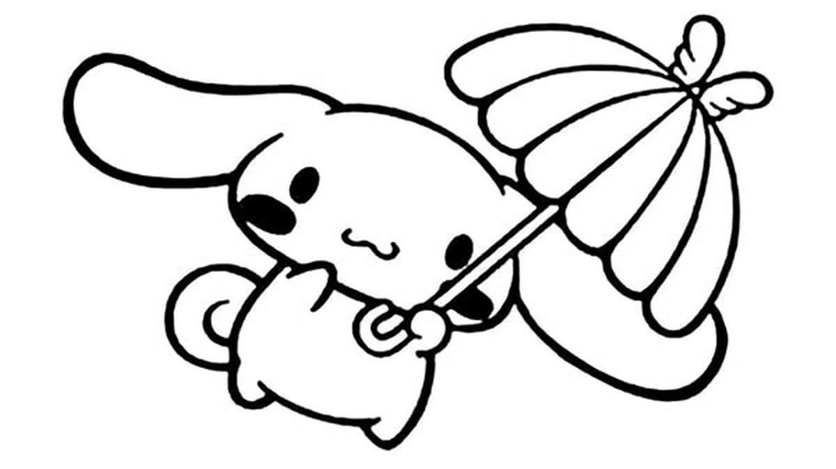 Tranh tô color Cinnamoroll 