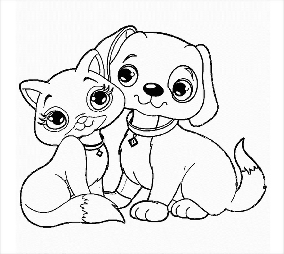 Tranh tô màu con chó tinh nghịch số 3 Tranh tô màu con chó tinh nghịch số 3