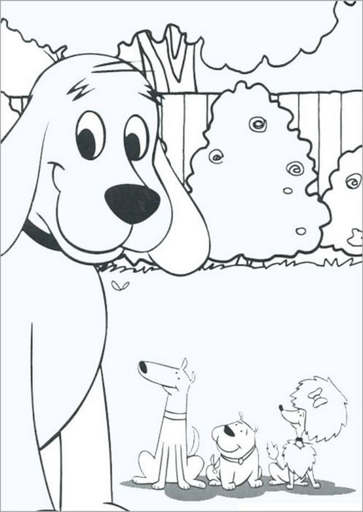 Tranh tô màu con chó đáng yêu số 10 Tranh tô màu con chó đáng yêu số 10