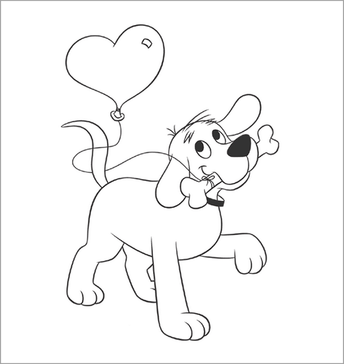 Tranh tô màu con chó đáng yêu số 22 Tranh tô màu con chó đáng yêu số 22