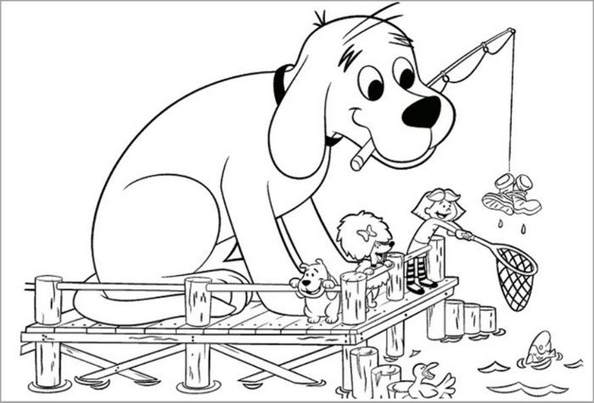 Tranh tô màu con chó tinh nghịch số 13 Tranh tô màu con chó tinh nghịch số 13