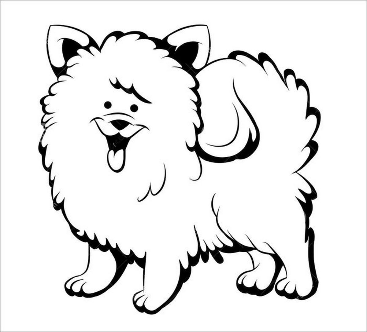 Tranh tô màu con chó tinh nghịch số 21 Tranh tô màu con chó tinh nghịch số 21