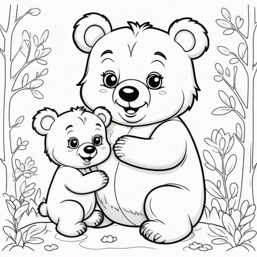 Tranh tô màu con vật 10