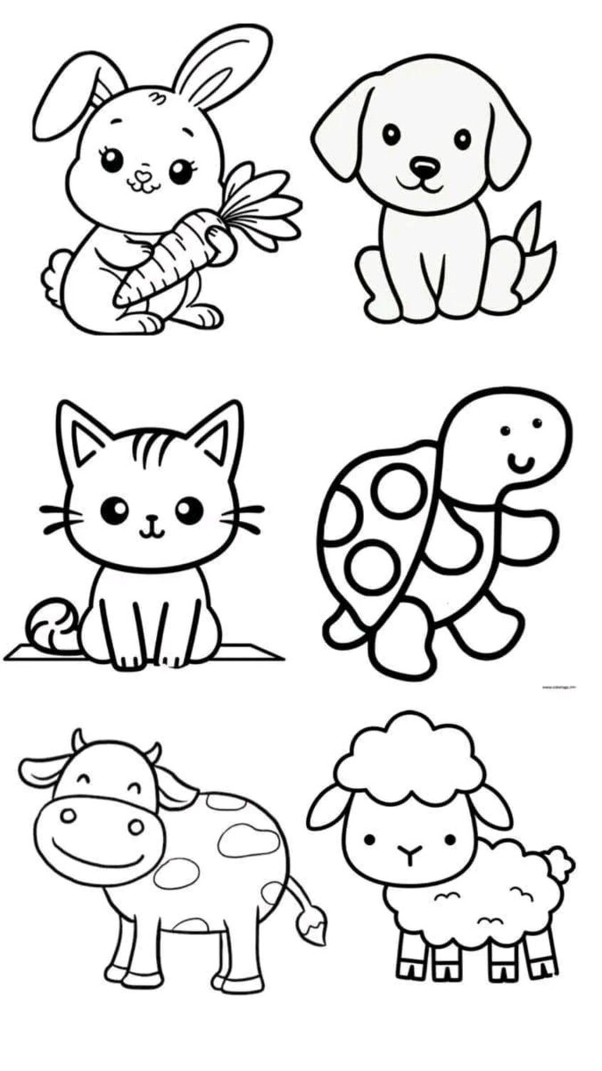 Tranh tô màu con vật 22