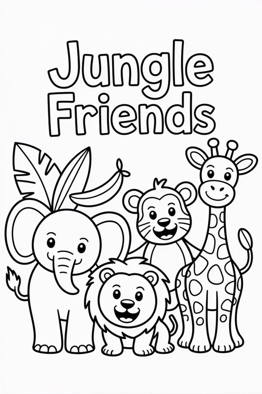 Tranh tô màu con vật 24