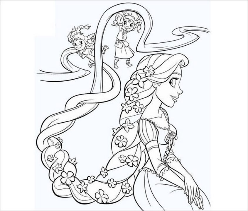 Tranh tô màu Elsa - 59