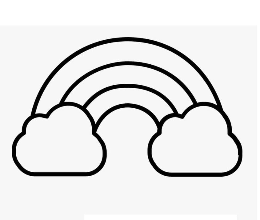 Tranh tô màu đám mây 18