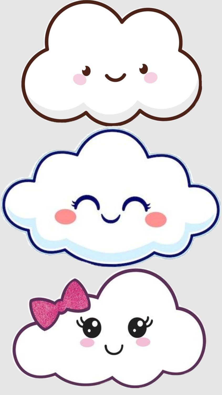 Tranh tô màu đám mây 3