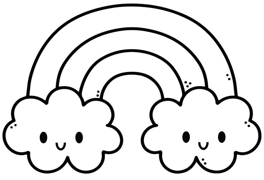 Tranh tô màu đám mây 21