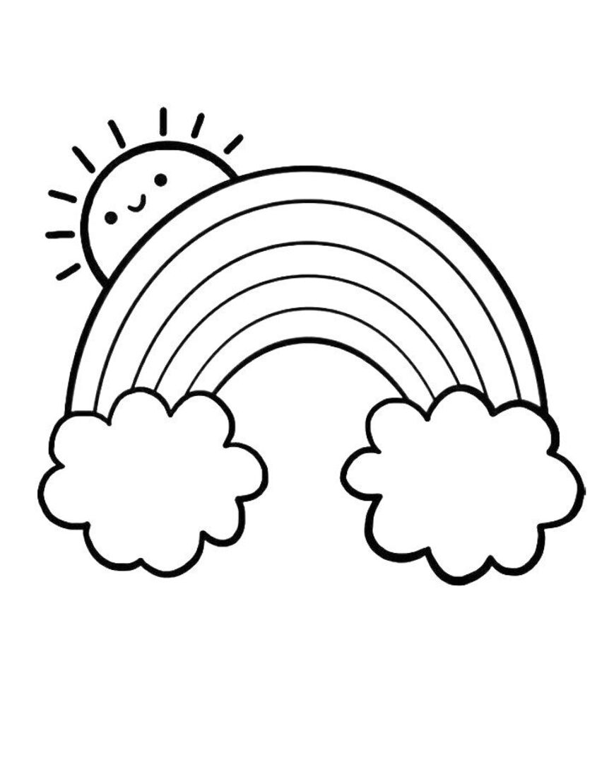 Tranh tô màu đám mây 14