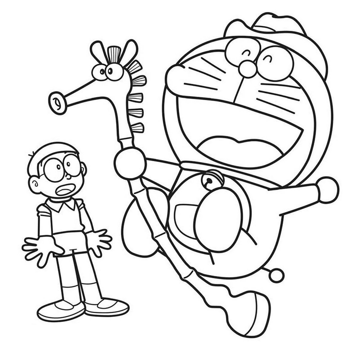Tranh tô màu Doraemon và Nobita số 3