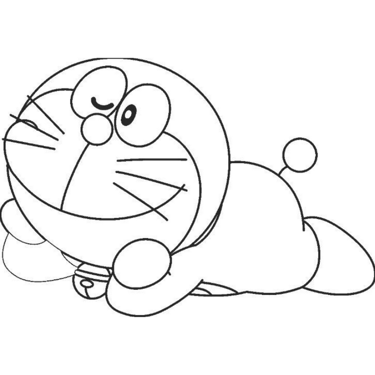 Tranh tô màu Doraemon cho bé số 66