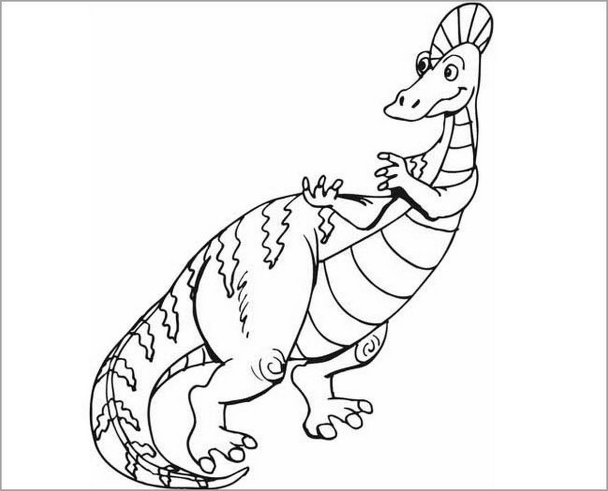 Tranh tô màu khủng long số 98