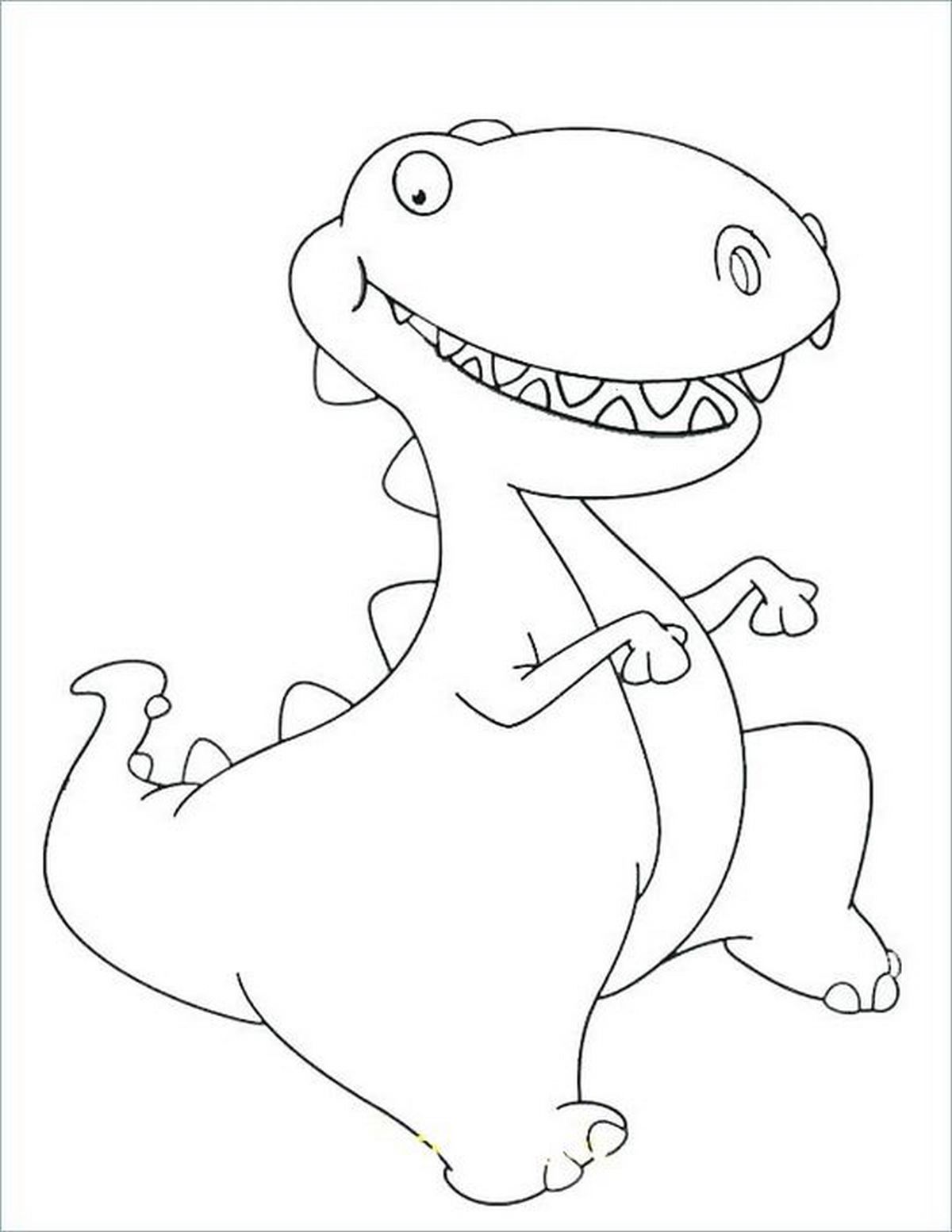 Tranh tô màu khủng long số 102