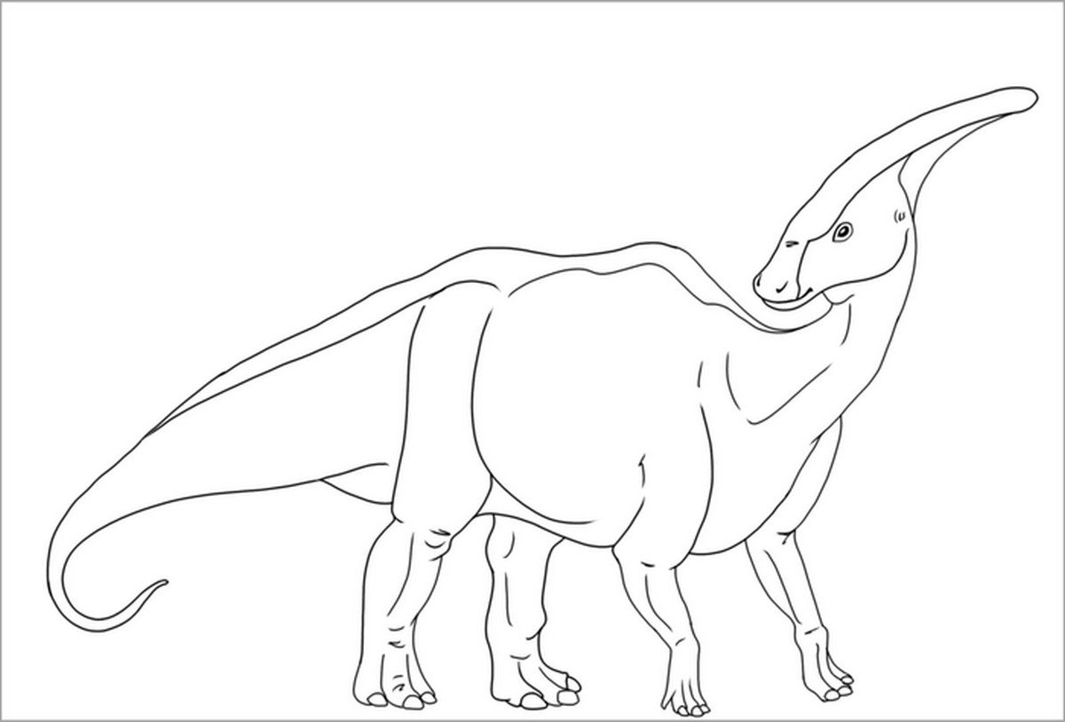 Tranh tô màu khủng long số 105