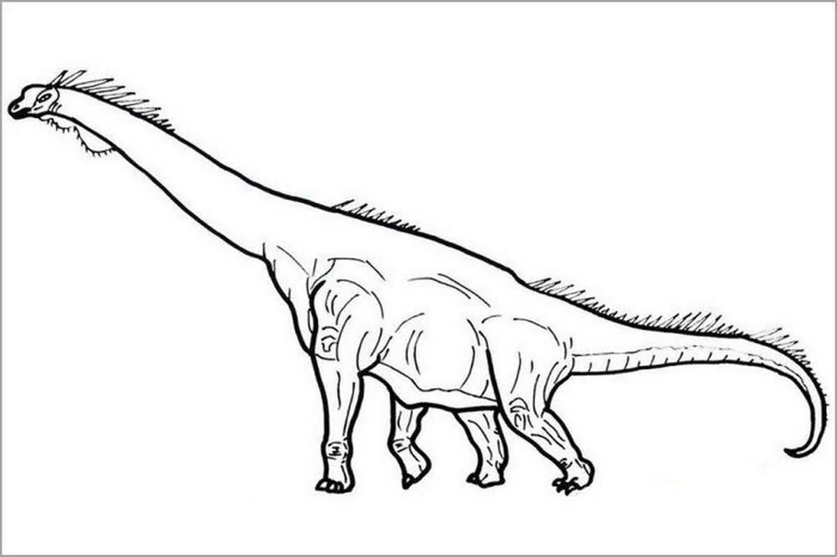 Tranh tô màu khủng long số 108
