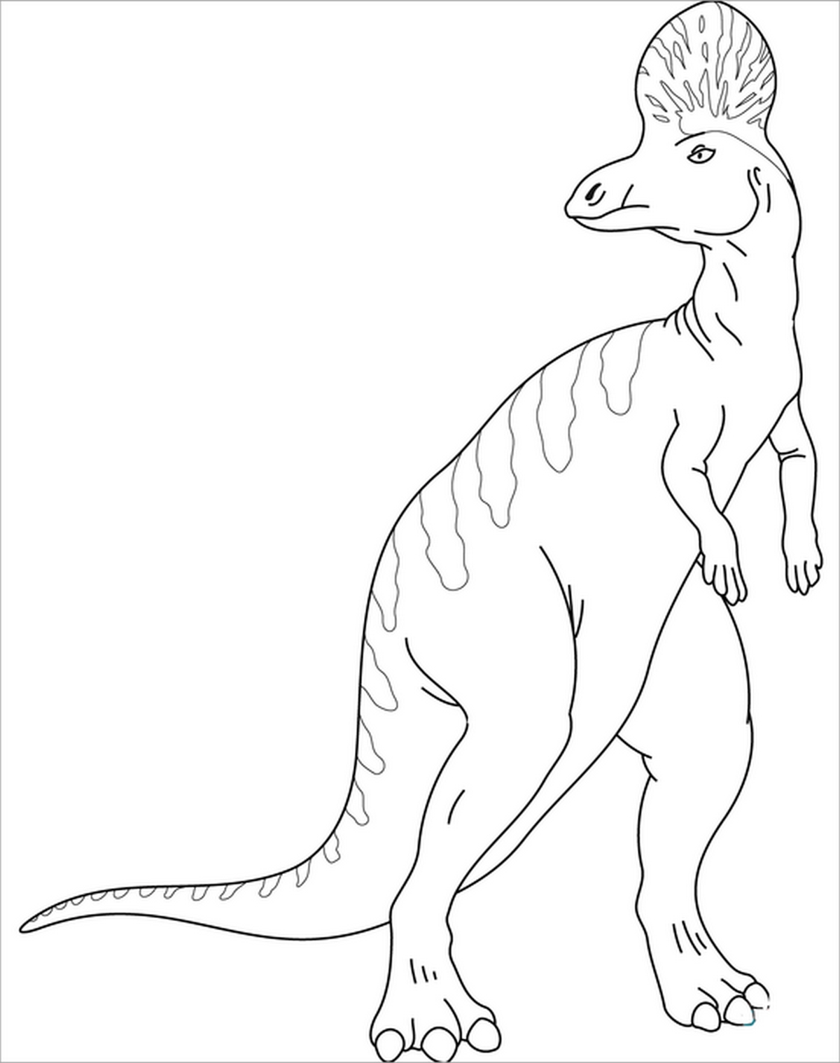 Tranh tô màu khủng long số 110