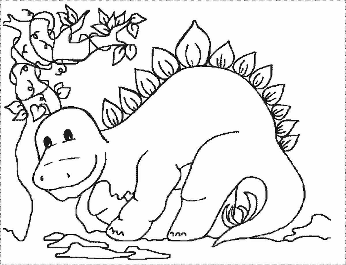 Tranh tô màu khủng long số 118