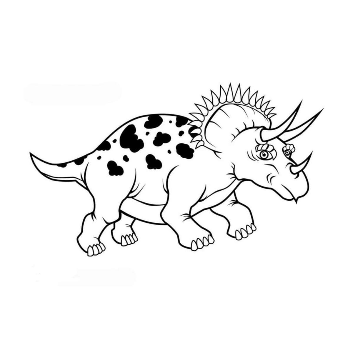 Tranh tô màu khủng long số 138