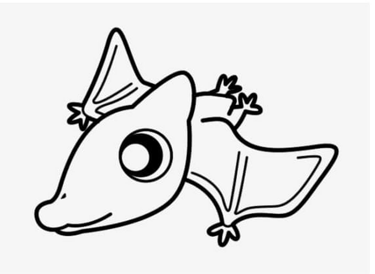 Tranh tô màu khủng long số 140