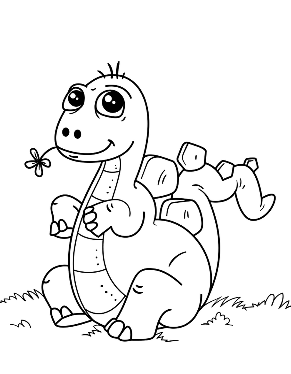 Tranh tô màu khủng long số 22