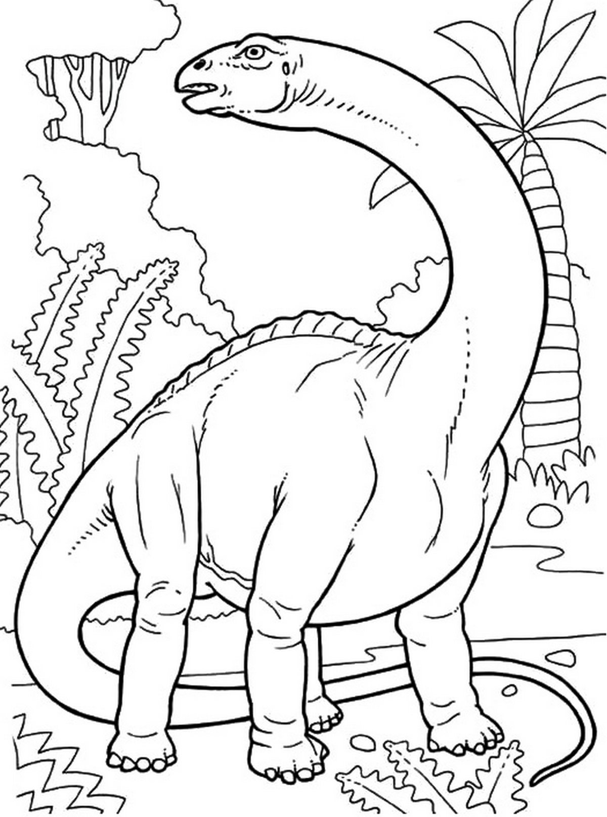 Tranh tô màu khủng long số 26