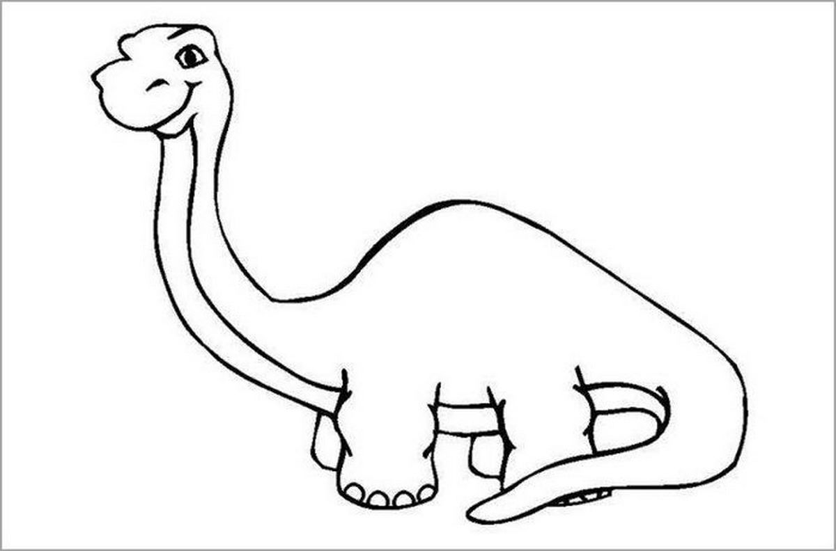 Tranh tô màu khủng long số 63