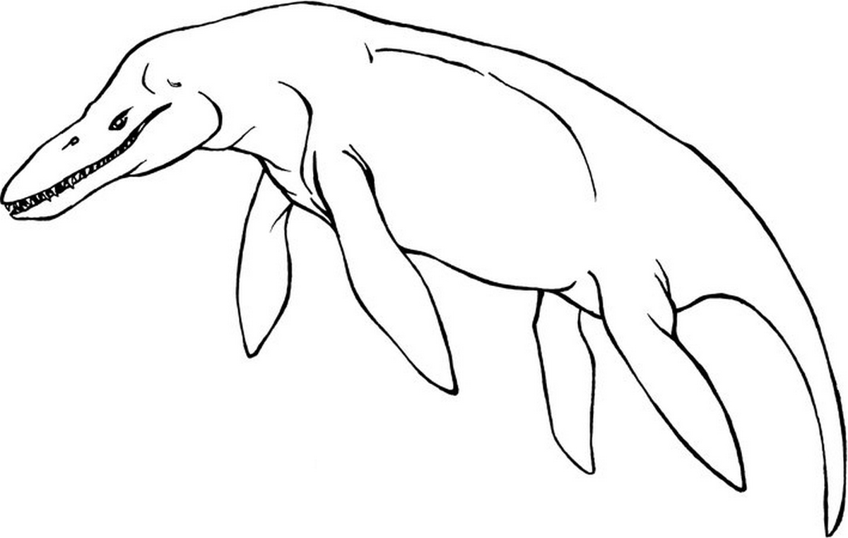 Tranh tô màu khủng long số 78