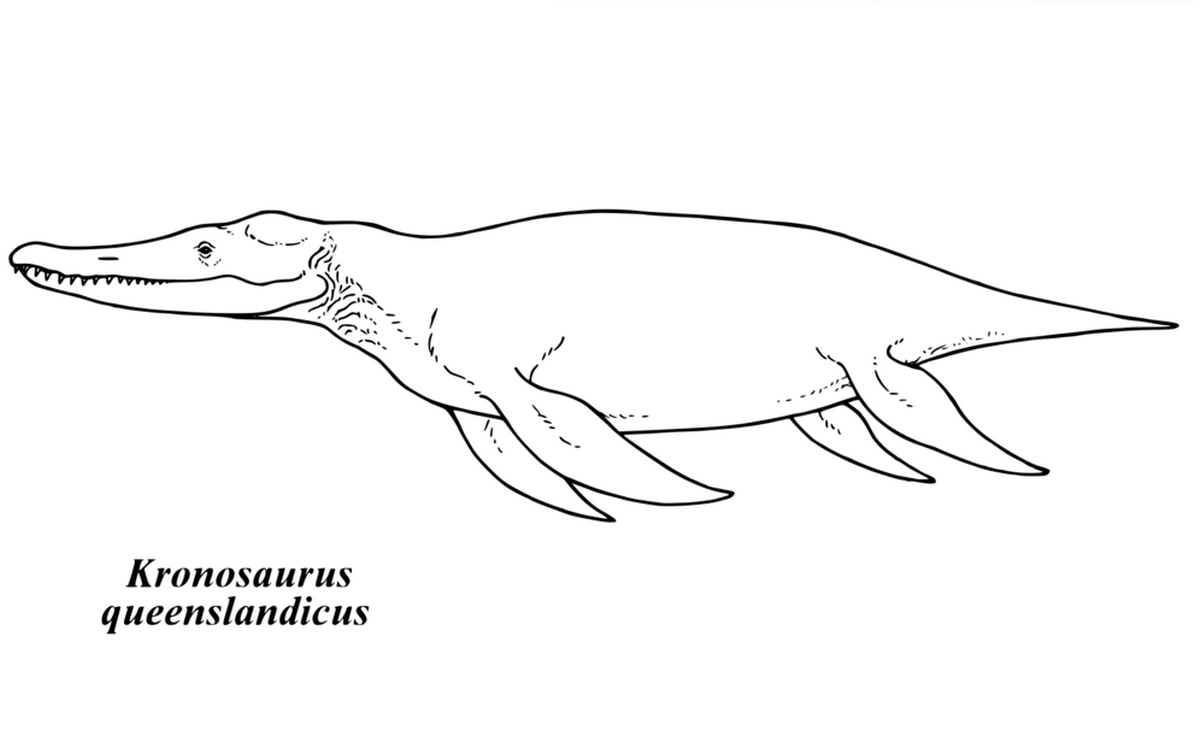 Tranh tô màu khủng long số 86