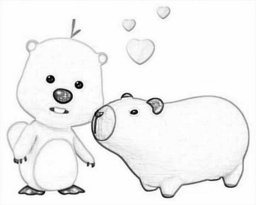 Tranh tô màu Loopy và những người bạn - 13 Tranh tô màu Loopy và những người bạn - 13