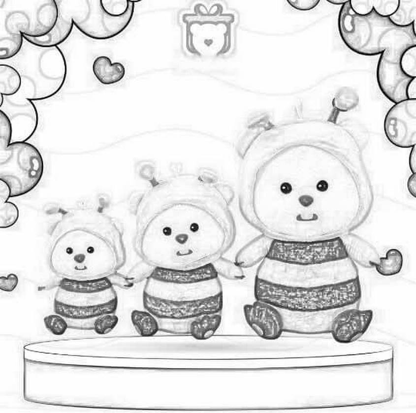 Tranh tô màu Loopy - 17 Tranh tô màu Loopy - 17