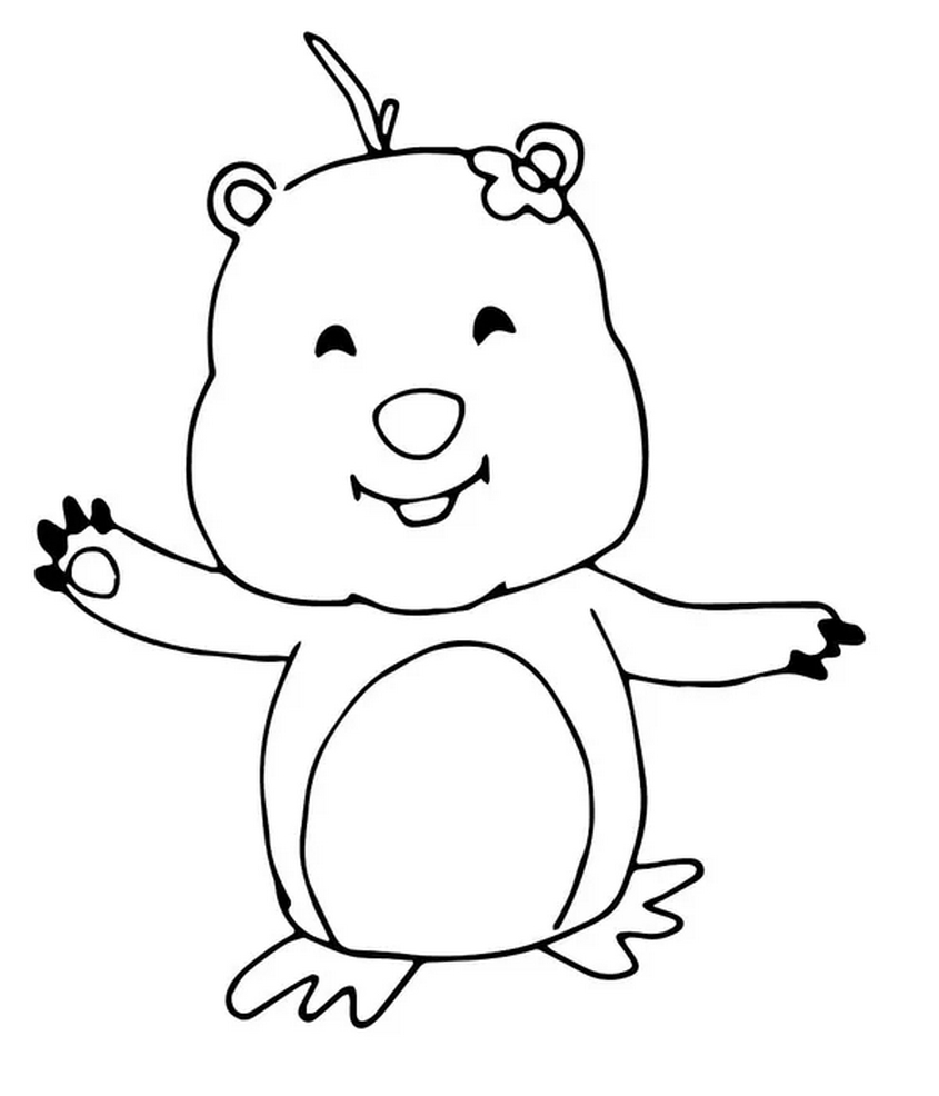 Tranh tô màu Loopy - 14 Tranh tô màu Loopy - 14