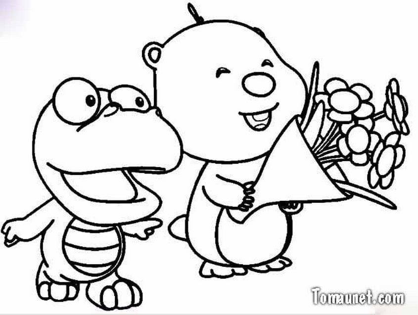 Tranh tô màu Loopy và những người bạn - 7 Tranh tô màu Loopy và những người bạn - 7