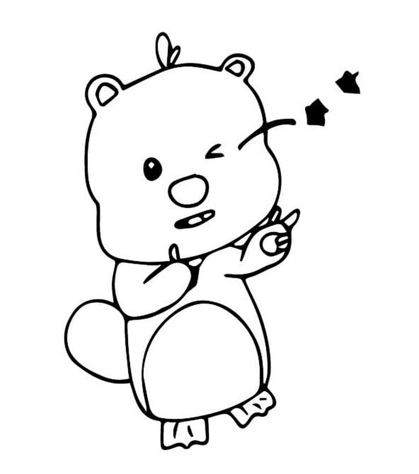 Tranh tô màu Loopy - 7 Tranh tô màu Loopy - 7