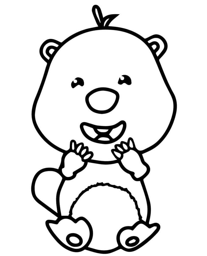 Tranh tô màu Loopy - 8 Tranh tô màu Loopy - 8