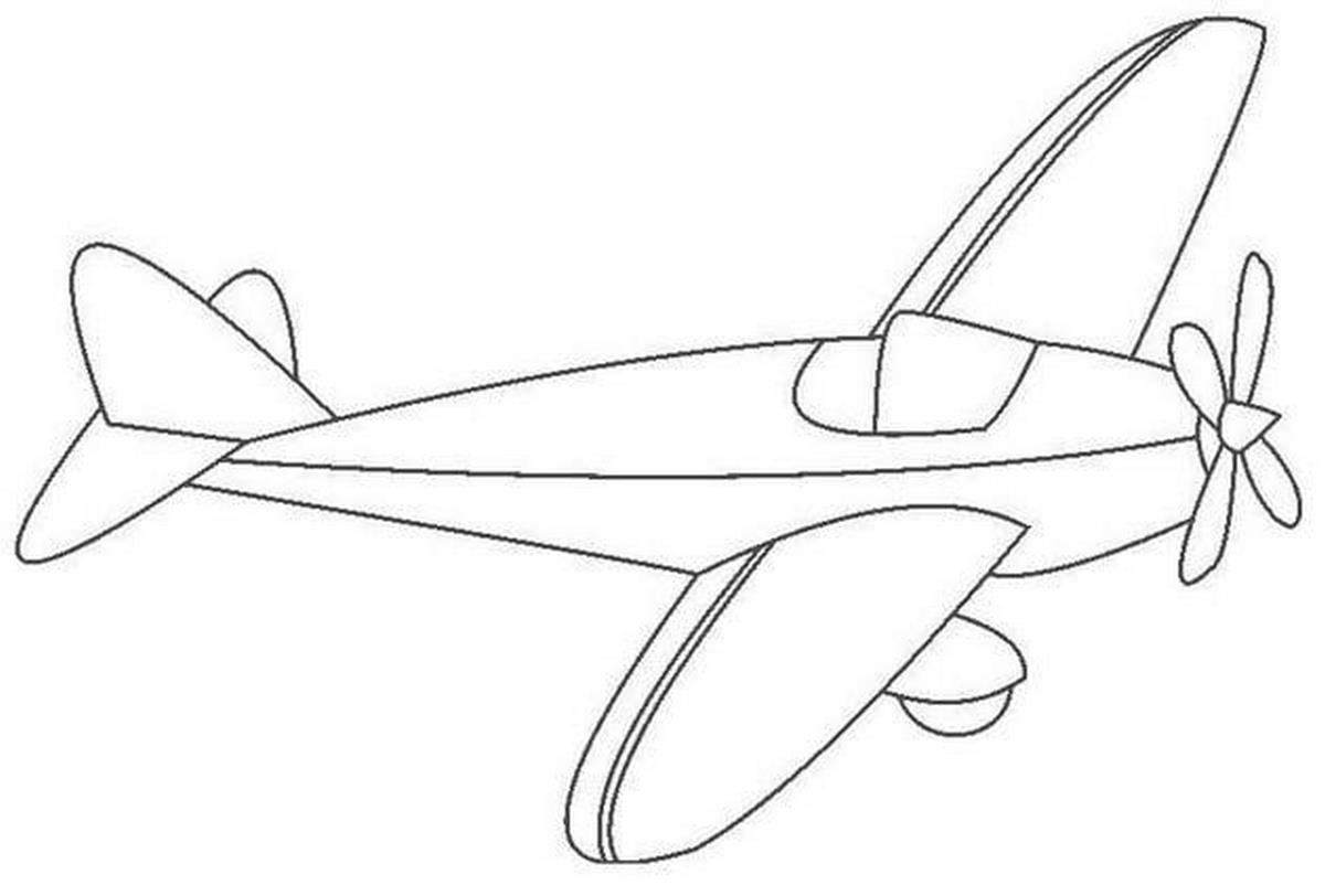 Tranh tô màu máy bay số 2 Tranh tô màu máy bay số 2