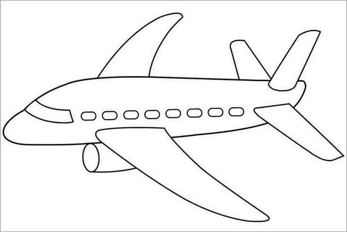 Tranh tô màu máy bay số 80 Tranh tô màu máy bay số 80