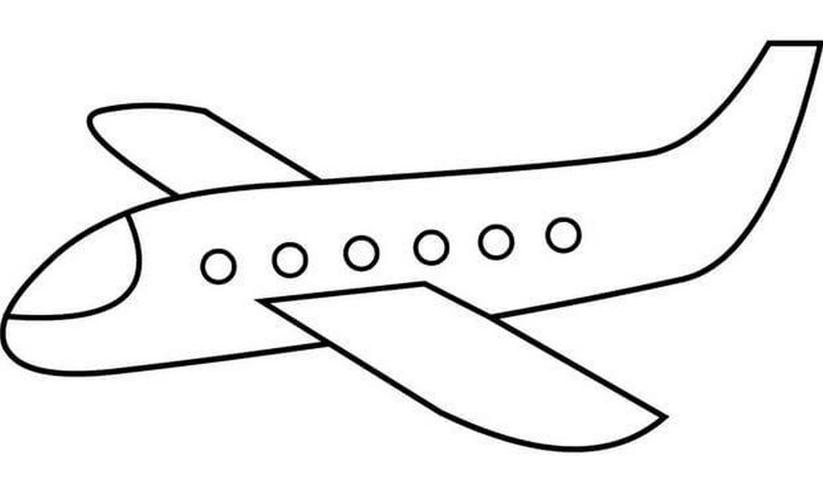 Tranh tô màu máy bay số 3 Tranh tô màu máy bay số 3