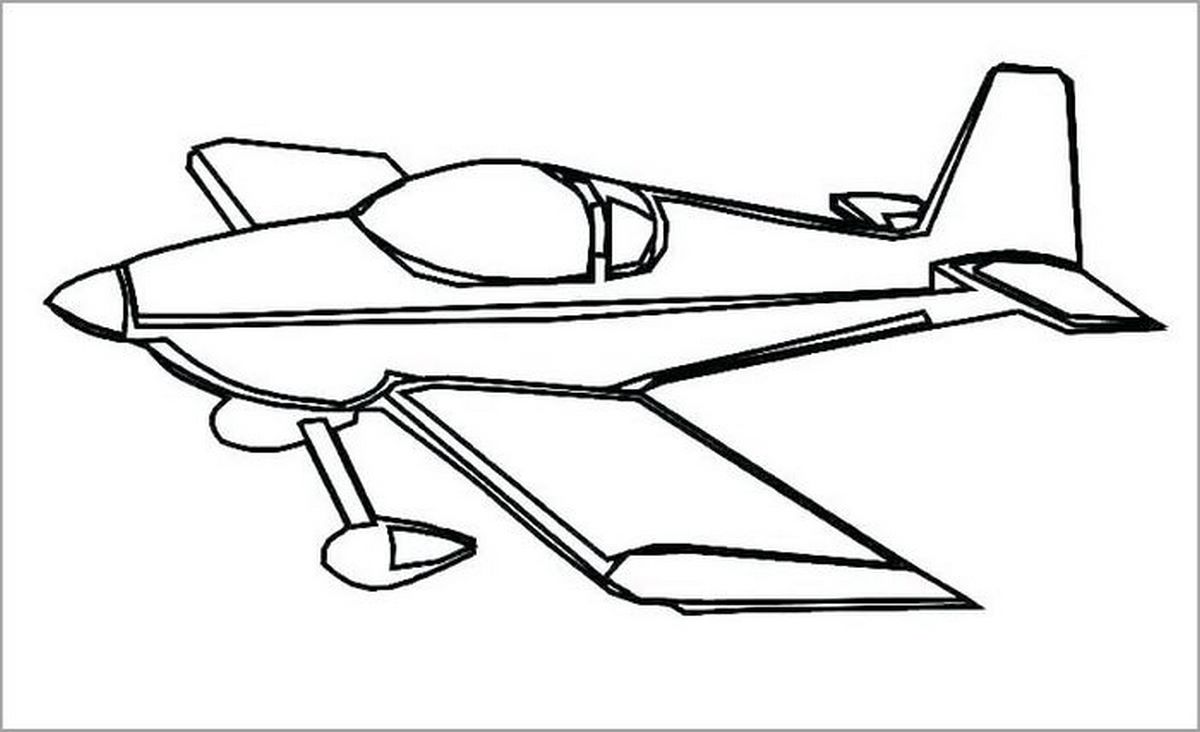 Tranh tô màu máy bay số 123 Tranh tô màu máy bay số 123