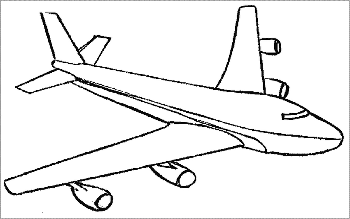Tranh tô màu máy bay số 127 Tranh tô màu máy bay số 127