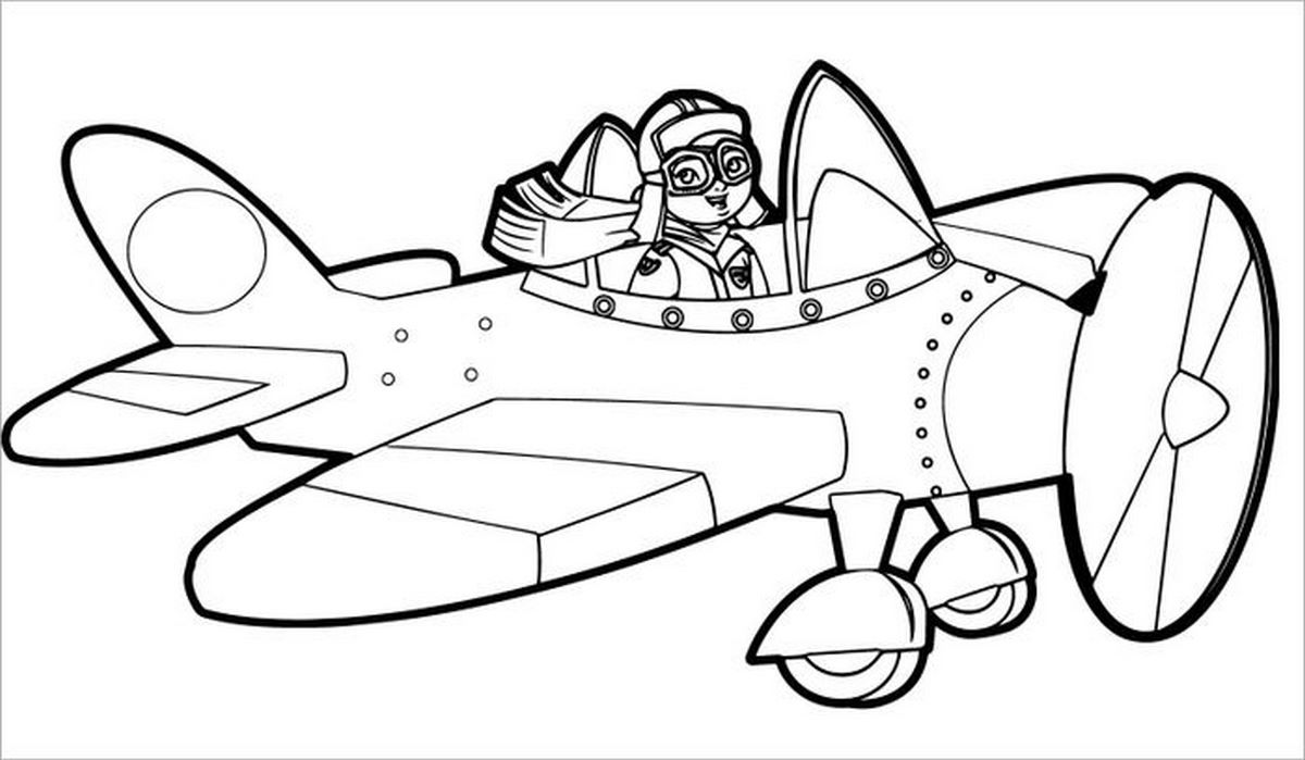 Tranh tô màu máy bay số 133 Tranh tô màu máy bay số 133