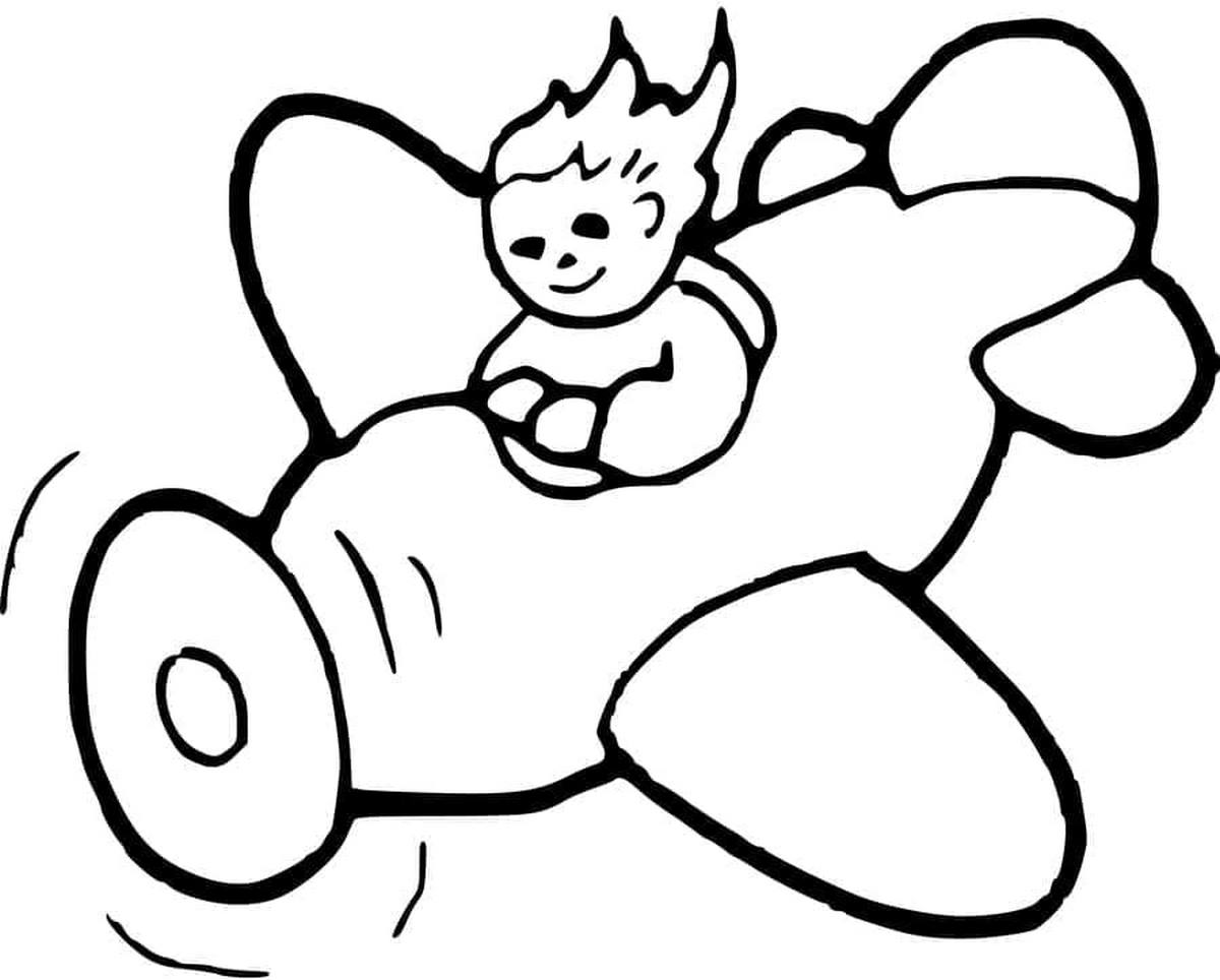 Tranh tô màu máy bay số 144 Tranh tô màu máy bay số 144