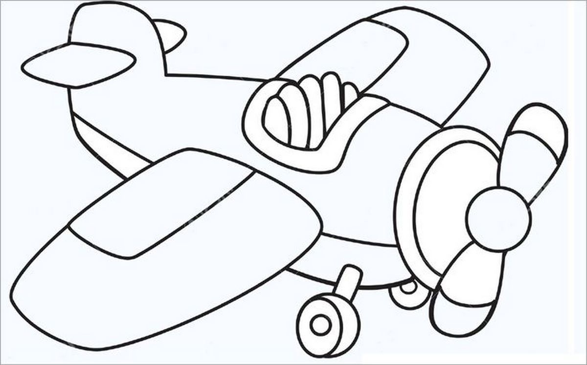 Tranh tô màu máy bay số 147 Tranh tô màu máy bay số 147