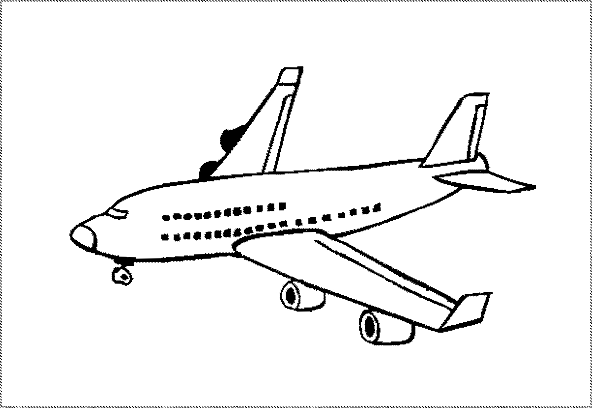 Tranh tô màu máy bay số 32 Tranh tô màu máy bay số 32