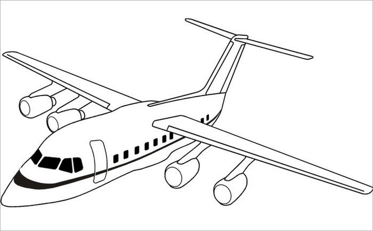 Tranh tô màu máy bay số 42 Tranh tô màu máy bay số 42