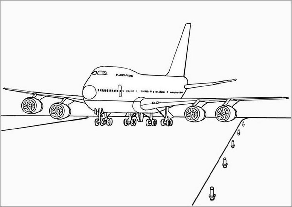 Tranh tô màu máy bay số 49 Tranh tô màu máy bay số 49
