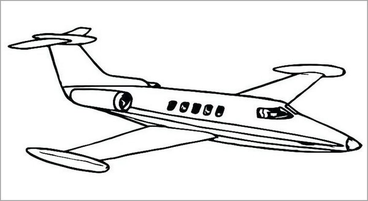 Tranh tô màu máy bay số 60 Tranh tô màu máy bay số 60