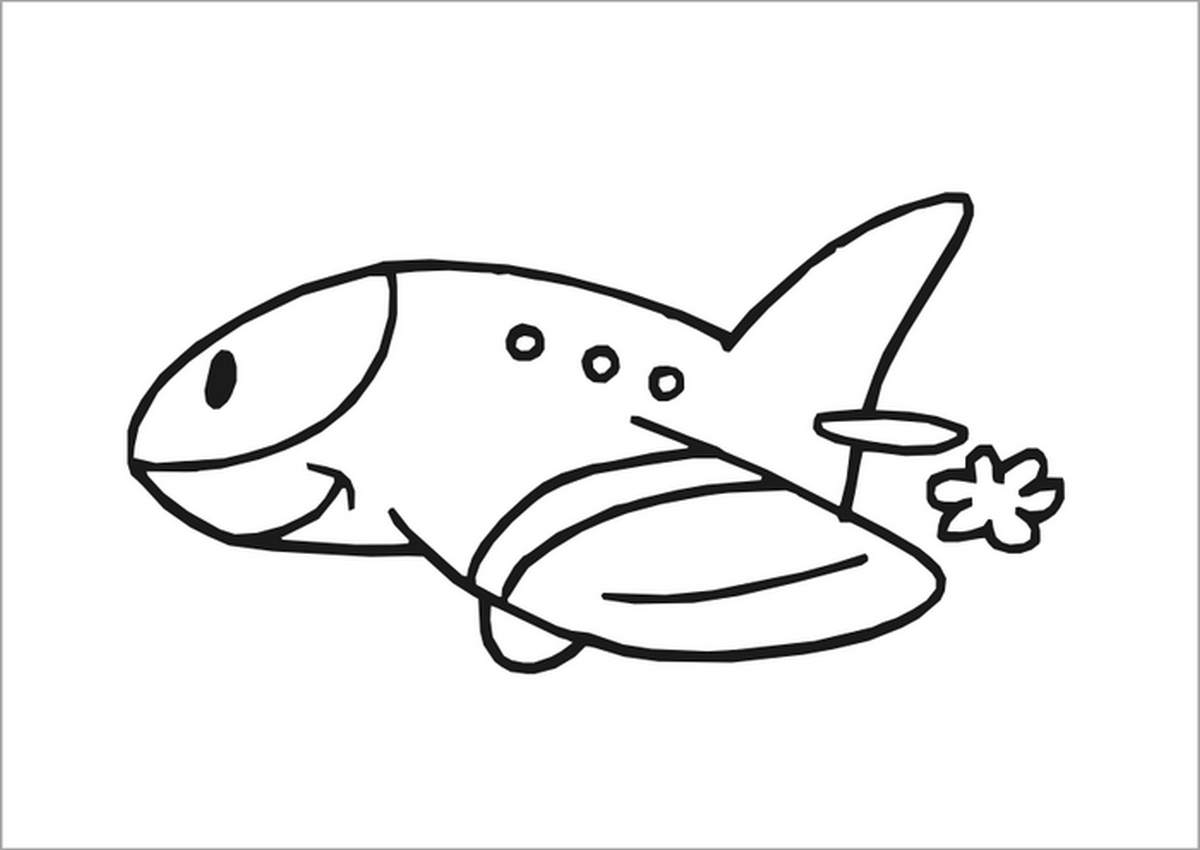 Tranh tô màu máy bay số 97 Tranh tô màu máy bay số 97