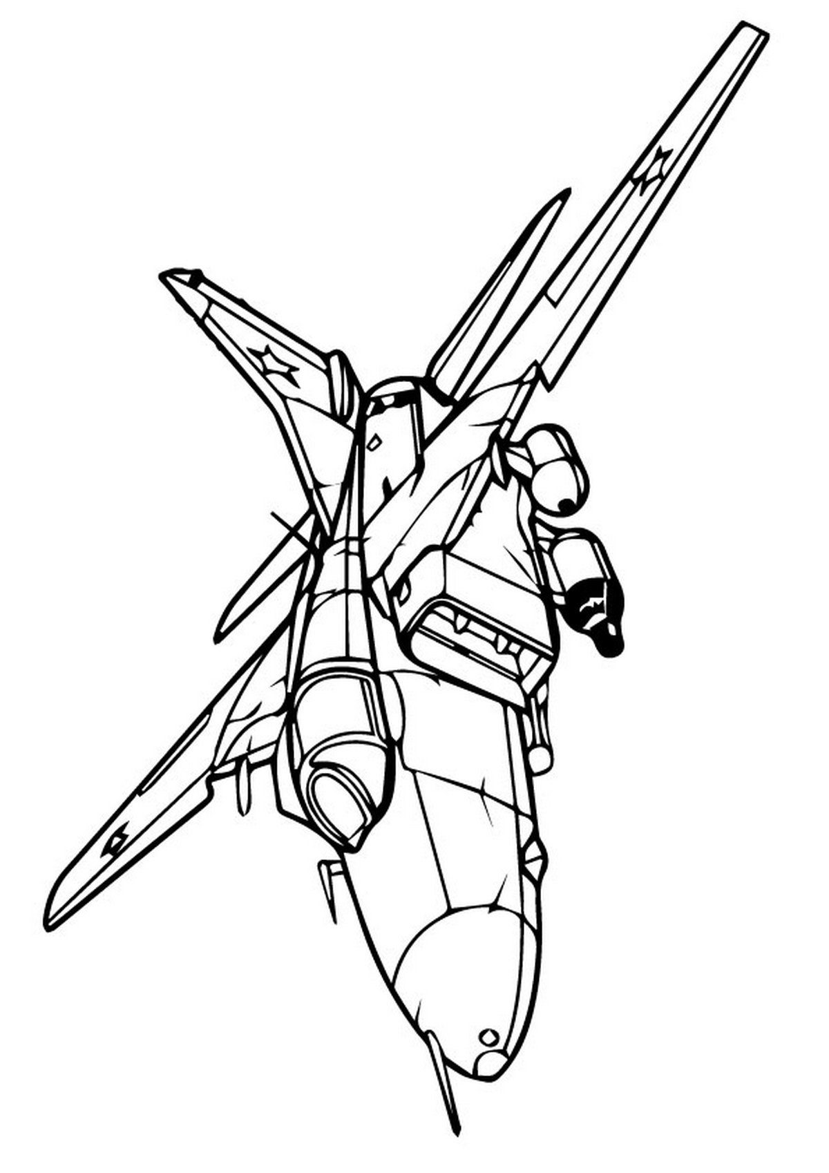 Tranh tô màu máy bay số 102 Tranh tô màu máy bay số 102