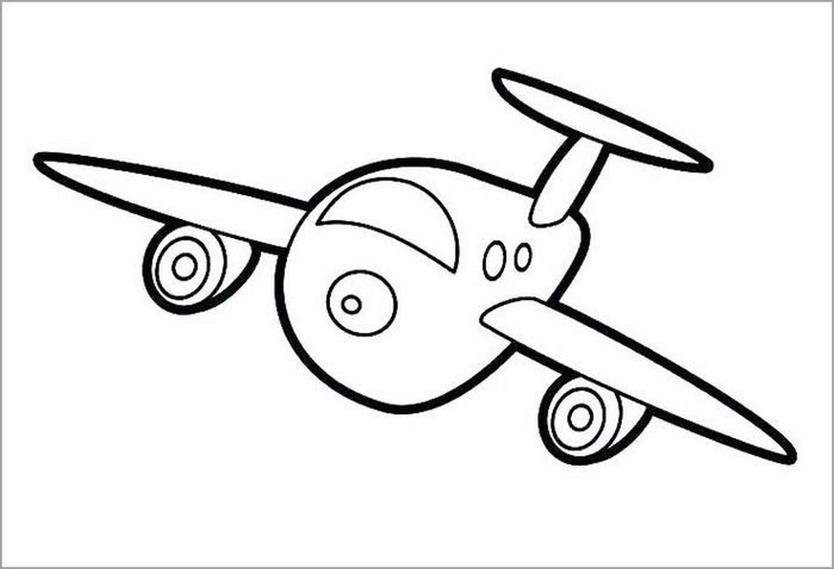 Tranh tô màu máy bay số 105 Tranh tô màu máy bay số 105